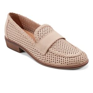 Earth Evvie Perforated Leather Slip On Loafer